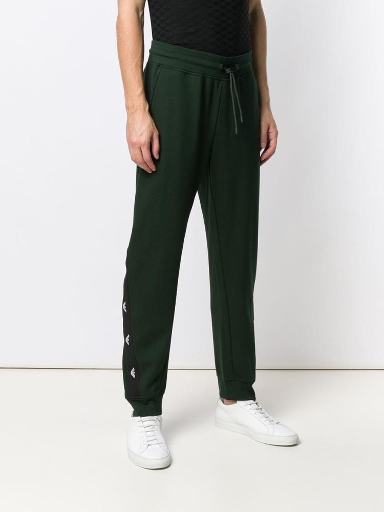 Green Men's Armani Emporio Logo Track Pants | IE89HVP