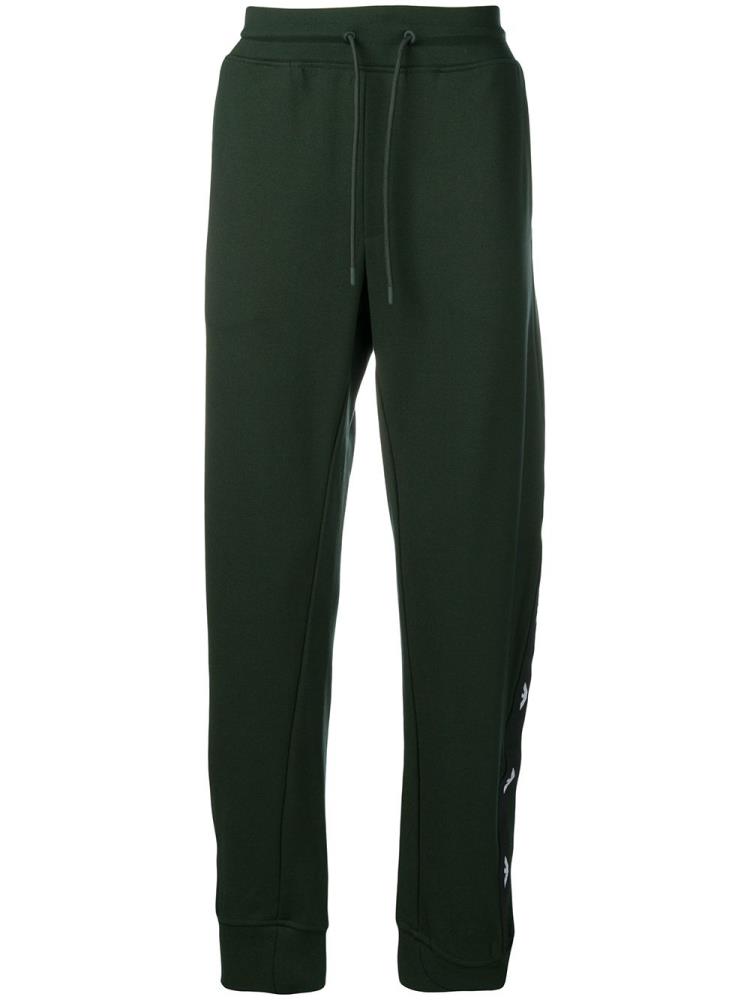 Green Men\'s Armani Emporio Logo Track Pants | IE89HVP