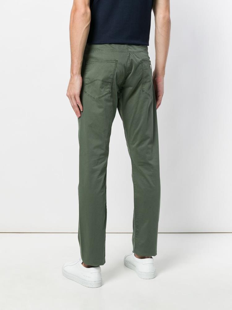 Green Men's Armani Emporio Straight Leg Pants | GLGS1PZ