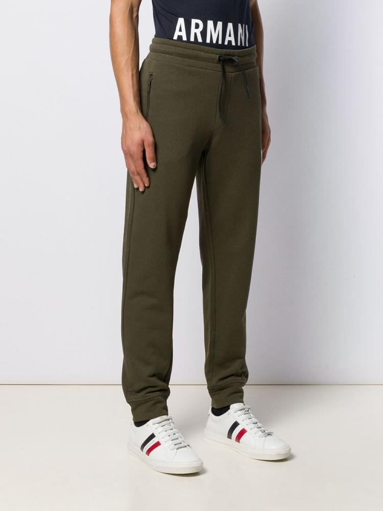 Green Men's Armani Emporio Vector Logo Track Pants | H49AUGE