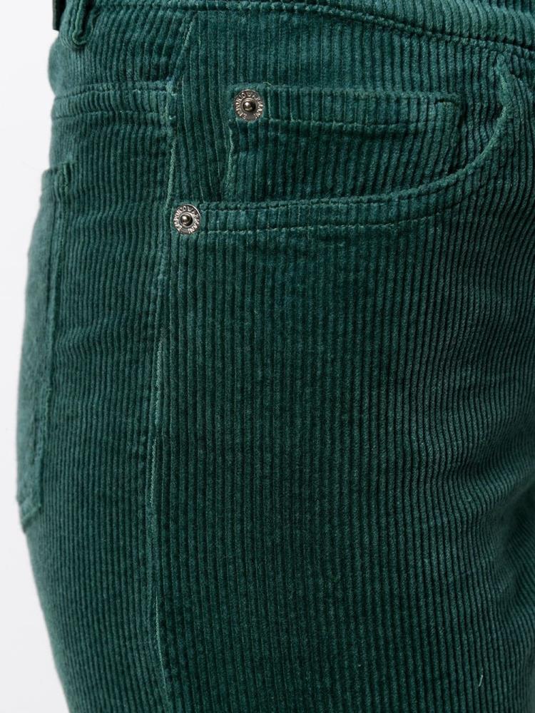 Green Women's Armani Emporio Straight Cut Pants | VIUB7RL