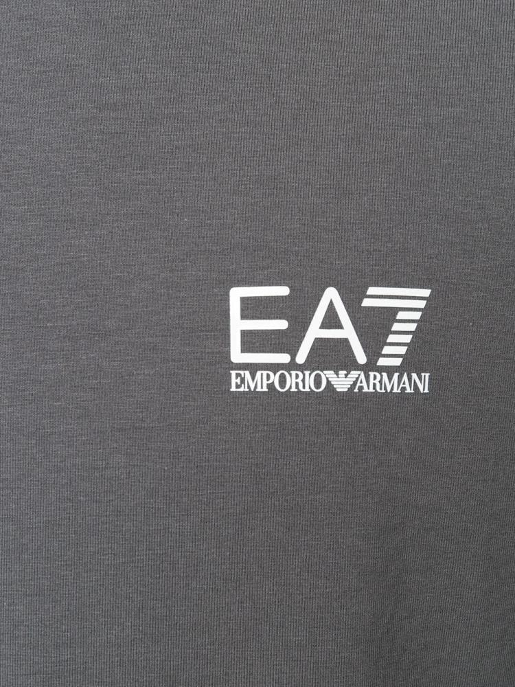 Grey Men's Ea7 Emporio Armani Logo Print T Shirts | DK5ETSN