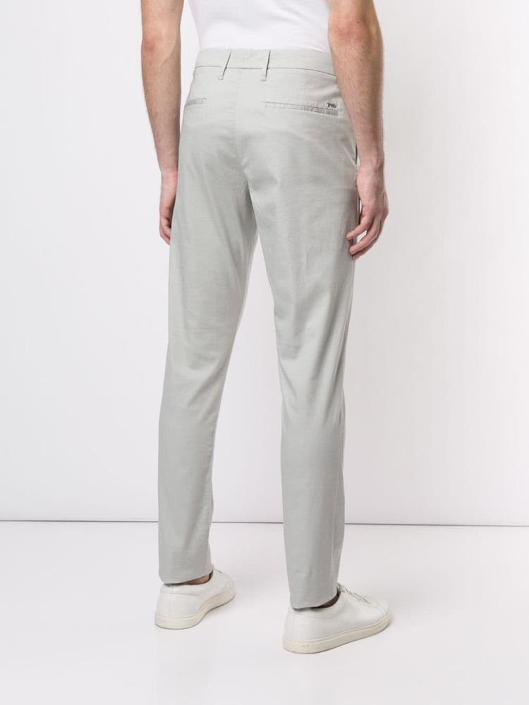 Grey Men's Armani Emporio Slim Fit Chinos | ZK4M45Q