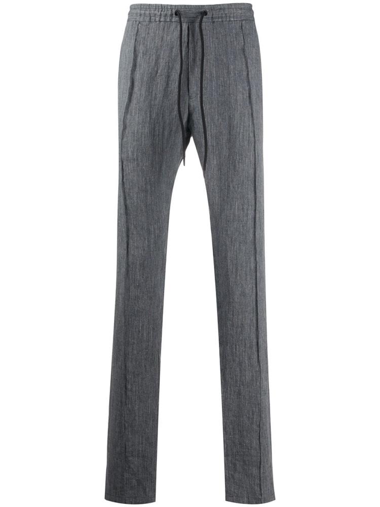 Grey Men\'s Armani Emporio Straight Leg Pants | U1ACLFS