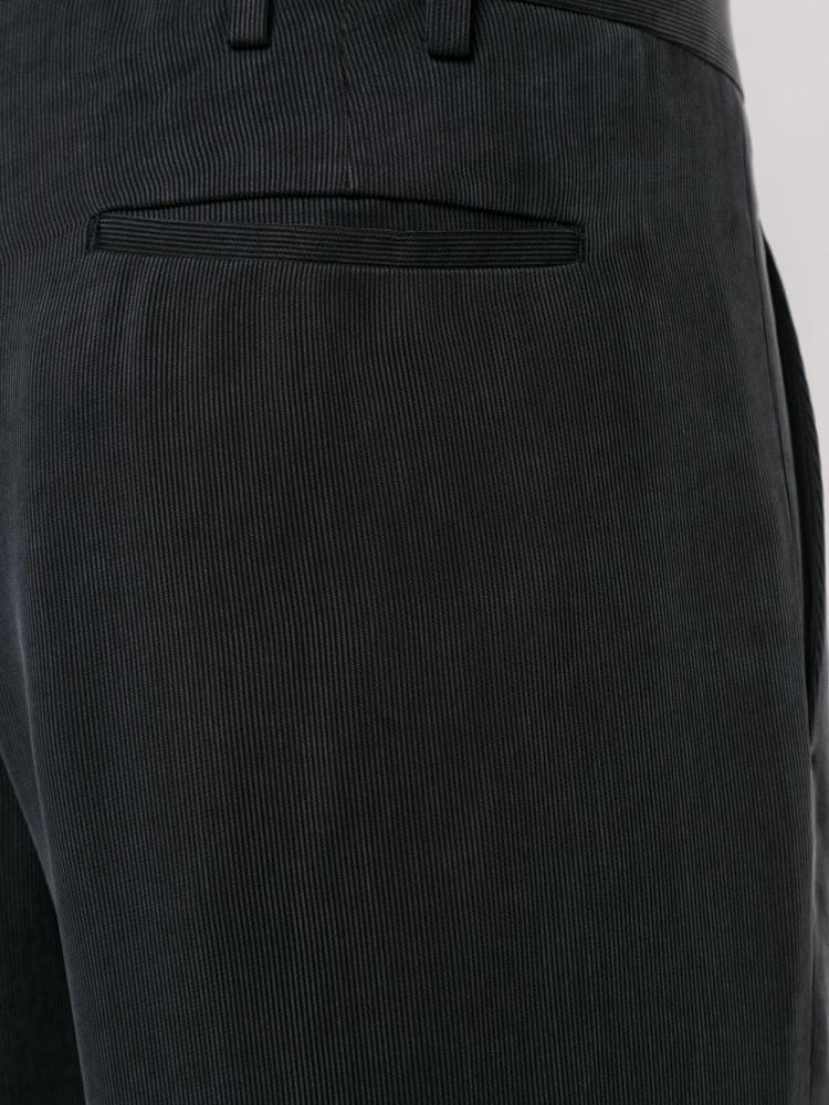 Grey Men's Giorgio Armani Corduroy Pants | CRQK4V3