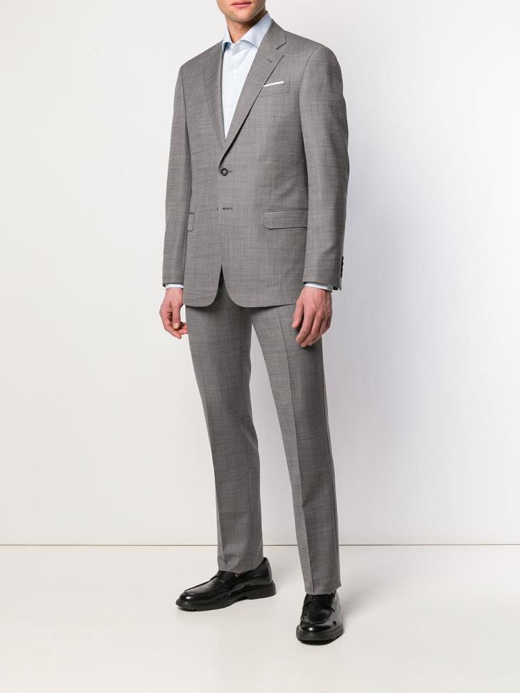 Grey Men's Giorgio Armani Formal Two Piece Suits | SP1N30K