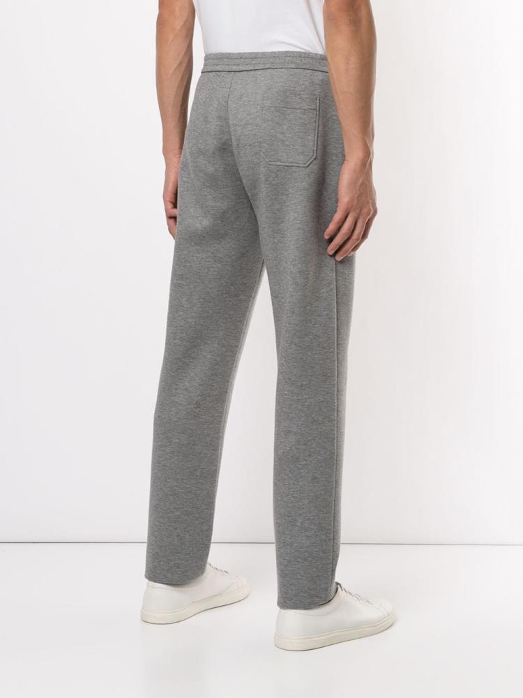 Grey Men's Giorgio Armani Press Stud Sweat Pants | 11XJFTD