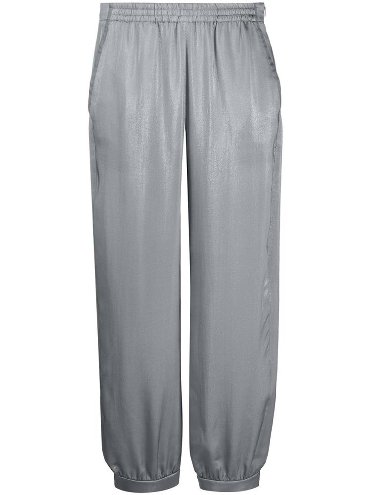 Grey Women\'s Armani Emporio High Waisted Track Pants | 0T16F3H