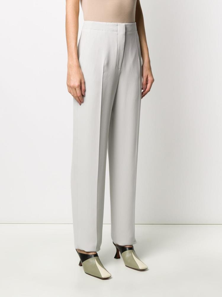 Grey Women's Giorgio Armani Flared Style Pants | DUE4O3P