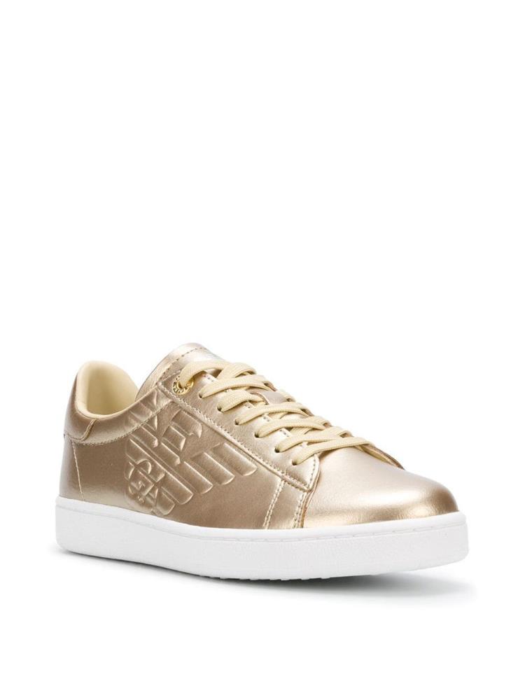 Metal Women's Ea7 Emporio Armani Low Top Sneakers | AEMNFD8