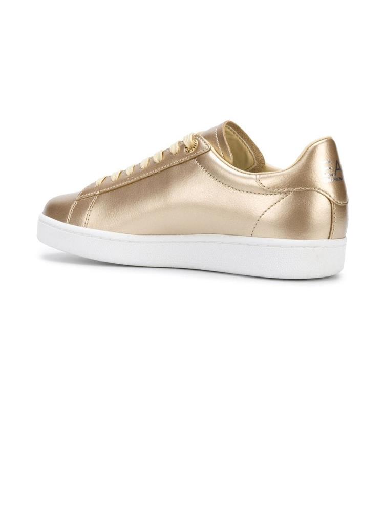 Metal Women's Ea7 Emporio Armani Low Top Sneakers | AEMNFD8