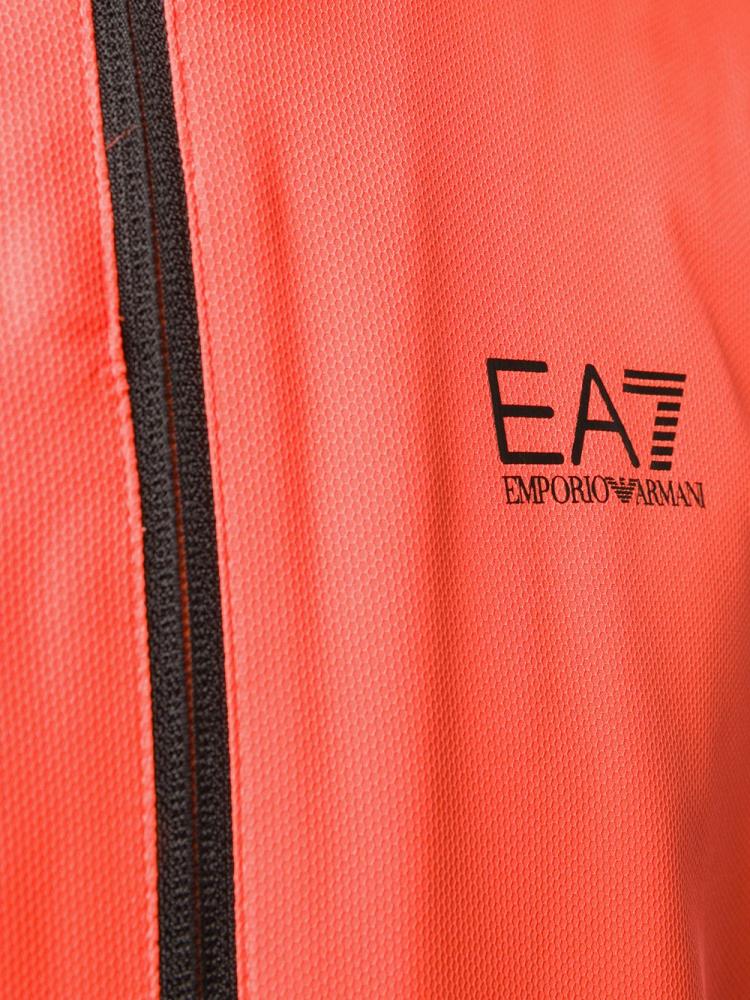 Orange / Black Men's Ea7 Emporio Armani Long Sleeve Logo Tracksuits Suits | RDOGPHW