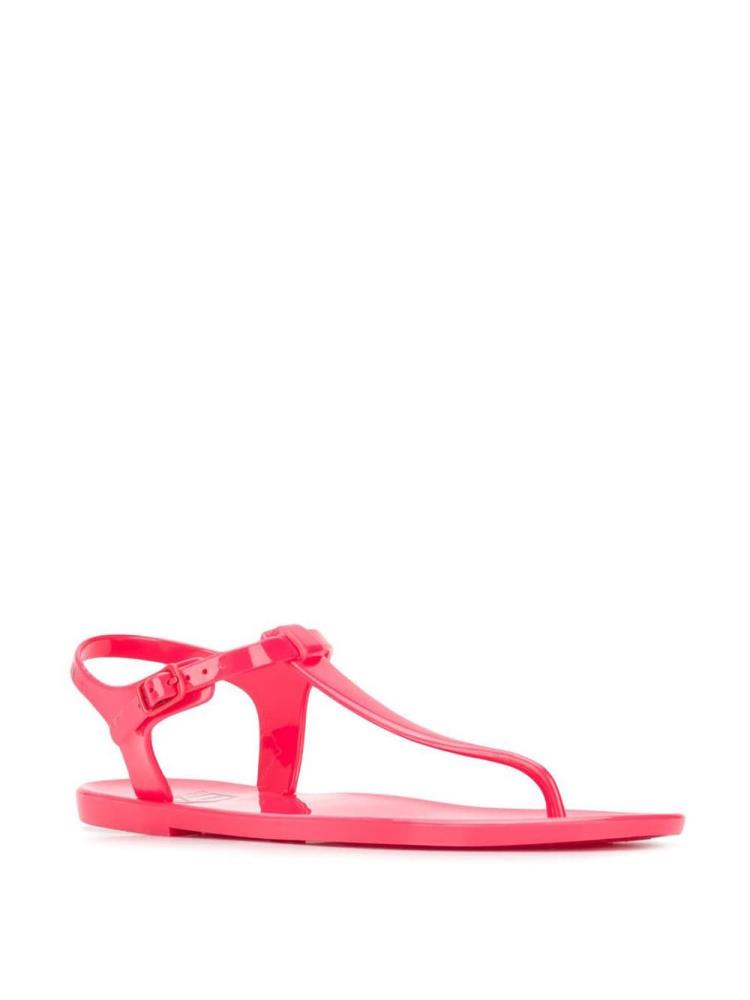 Pink Women's Ea7 Emporio Armani Thong Strap Sandals | 974UXD3