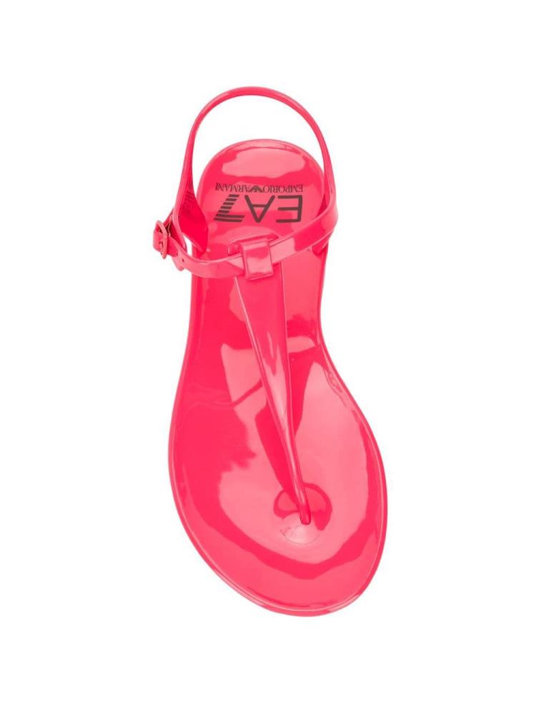 Pink Women's Ea7 Emporio Armani Thong Strap Sandals | 974UXD3