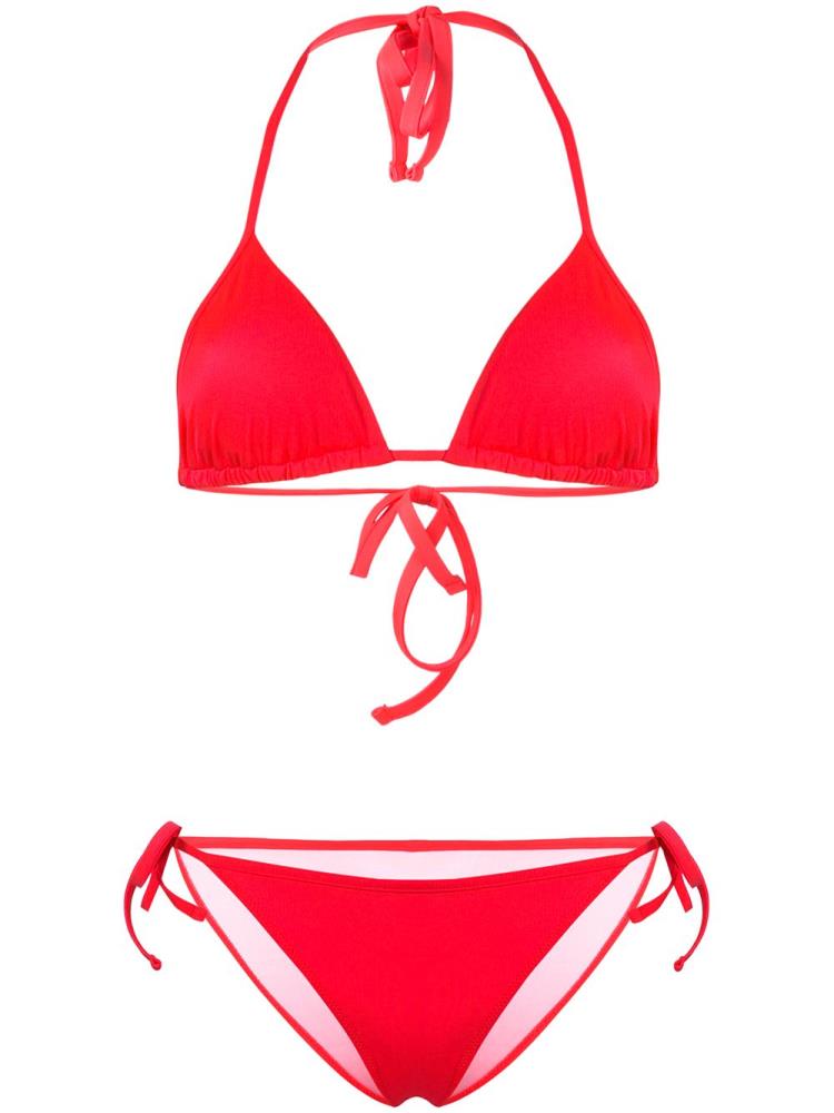 Pink Women\'s Ea7 Emporio Armani Triangle Bikini | T7VDFK2