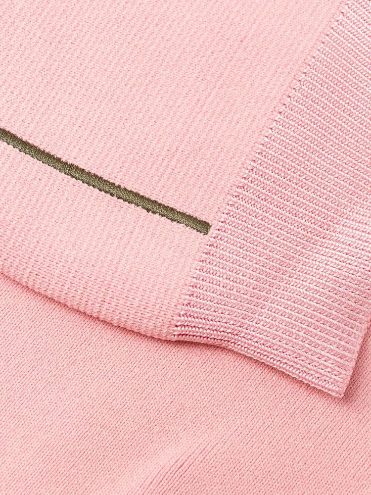 Pink Women's Armani Emporio Embroidered Logo Jumpers | 6P6CIFD