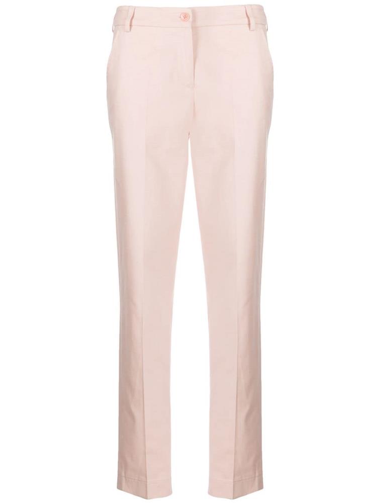 Pink Women\'s Armani Emporio Slim Tailored Pants Pants | TQJM1EJ