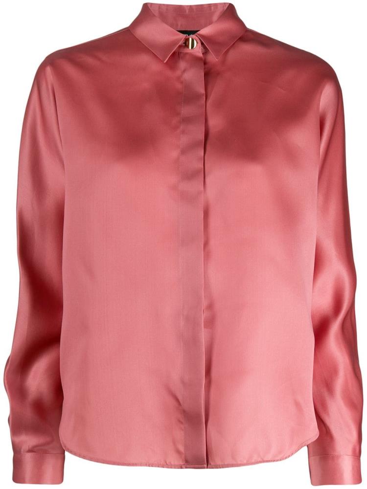 Pink Women\'s Giorgio Armani Lightweight Blouse | WV6N746