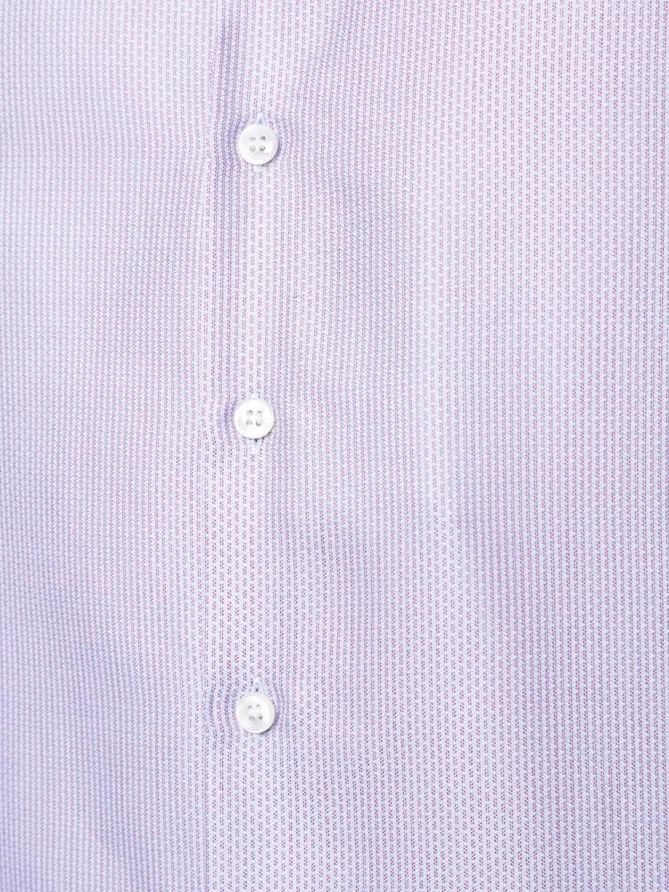 Purple Men's Giorgio Armani Small Pattern Shirts | R8LYYYV