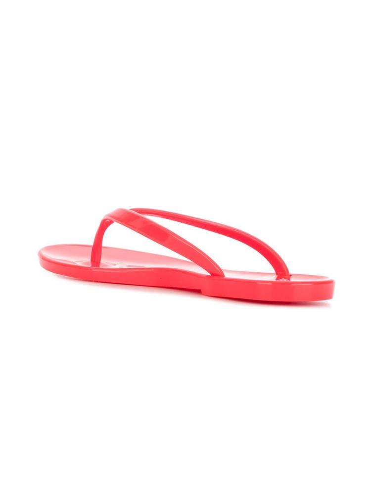 Red Women's Ea7 Emporio Armani Thong Flip Flops | PW02E6Z