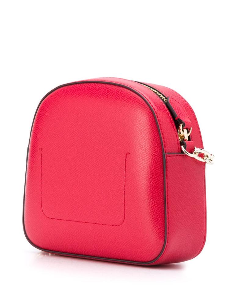 Red Women's Armani Emporio Logo Crossbody Bags | FX9DUCB