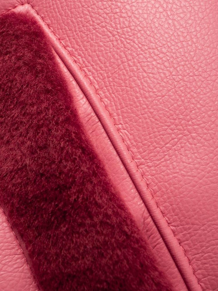 Red Women's Armani Emporio Shearling Lined Jackets | VSMSVTZ