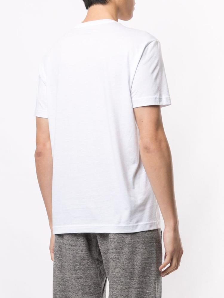 White Men's Ea7 Emporio Ea7 Mini Box Logo T Shirts | AAJ45N8