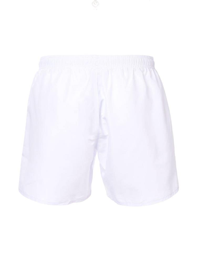 White Men's Ea7 Emporio Armani Logo Swim Shorts | QZQH5QE