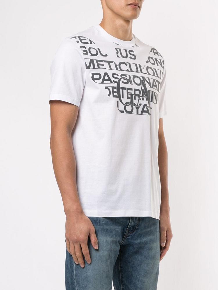 White Men's Armani Emporio Ga T Shirts | 1U4ORA7