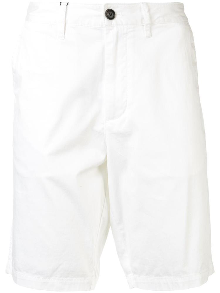 White Men\'s Armani Emporio Plain Bermuda Shorts Shorts | 2UGYTHK