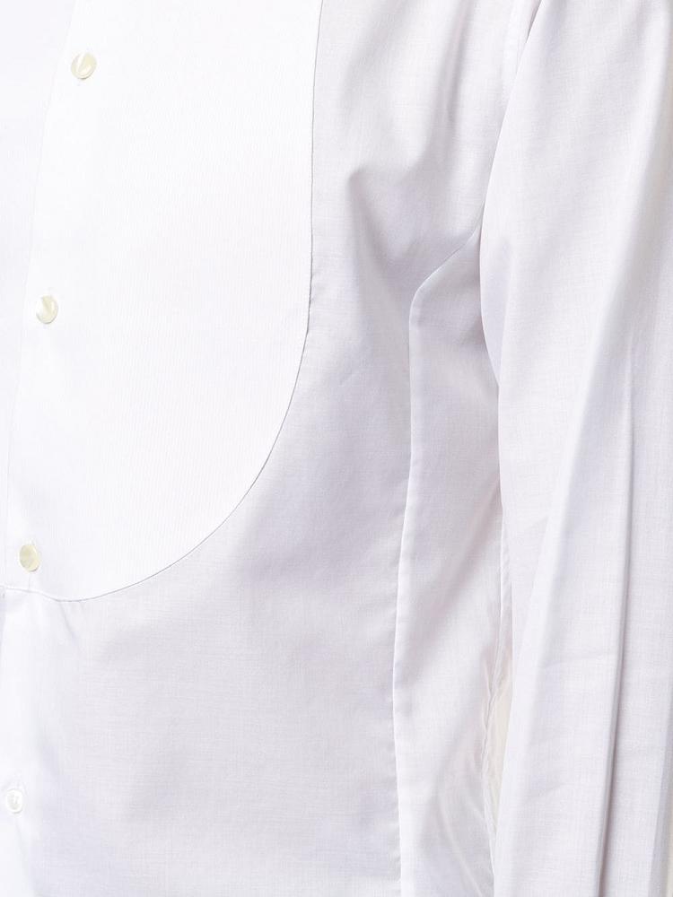 White Men's Giorgio Armani Classic Bib Shirts | L90H4FN