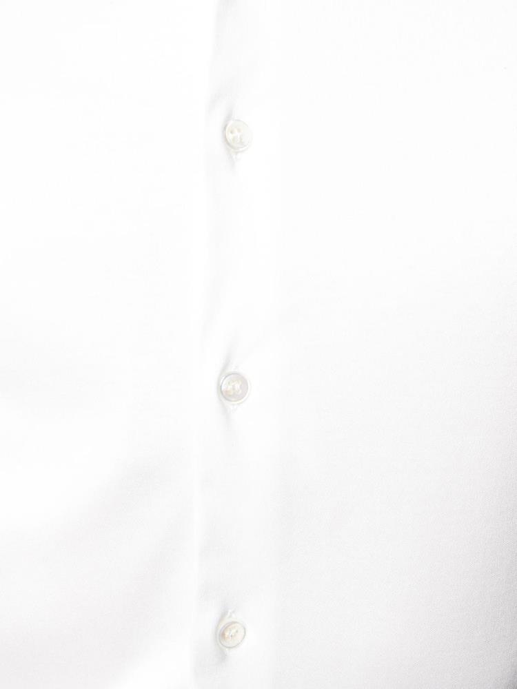 White Men's Giorgio Armani Classic Plain Shirts | N4P22K5