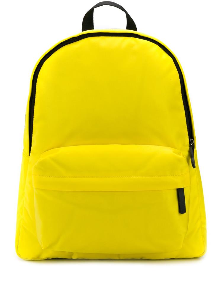 Yellow Women\'s Armani Emporio Printed Logo Backpacks | 79TZCZ6